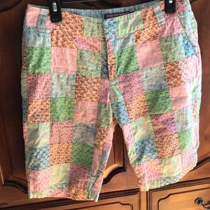 Vineyard Vines Patchwork Bermuda Shorts size 4